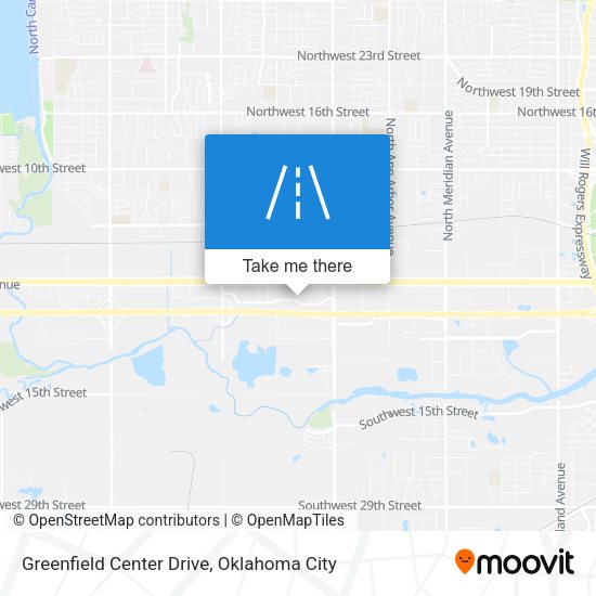 Greenfield Center Drive map