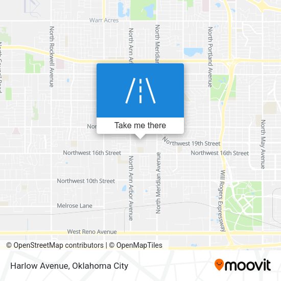 Mapa de Harlow Avenue