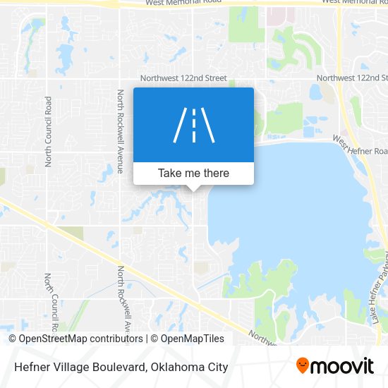 Hefner Village Boulevard map