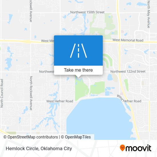 Hemlock Circle map