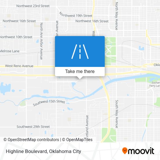 Mapa de Highline Boulevard