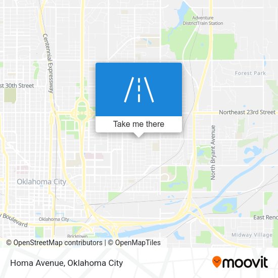 Mapa de Homa Avenue