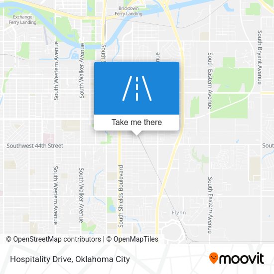 Hospitality Drive map