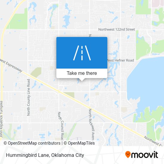 Mapa de Hummingbird Lane