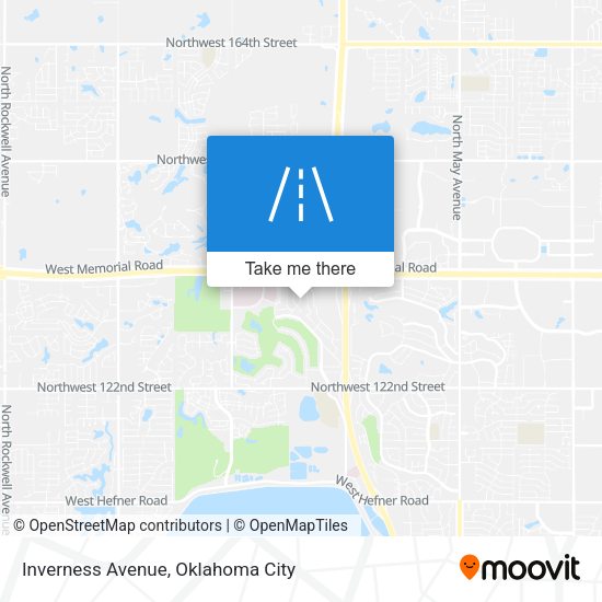 Inverness Avenue map