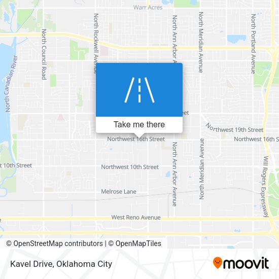 Mapa de Kavel Drive