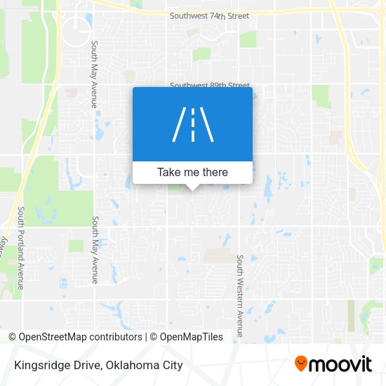 Kingsridge Drive map