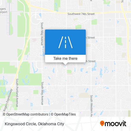 Kingswood Circle map