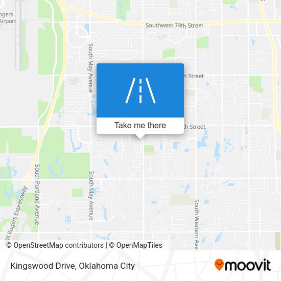 Mapa de Kingswood Drive