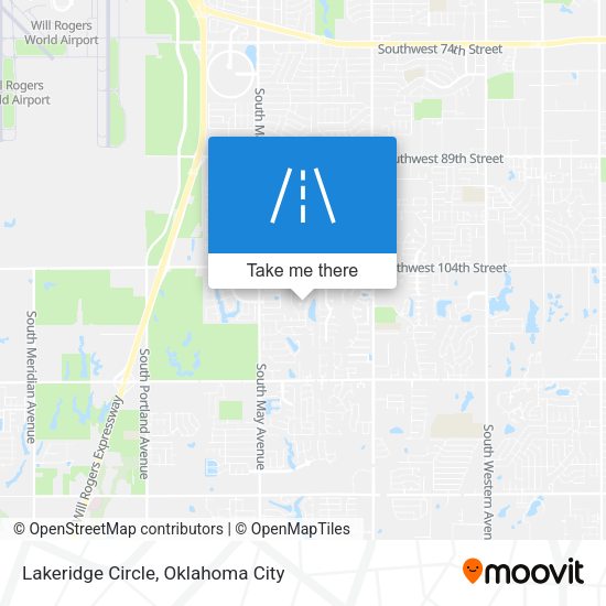 Lakeridge Circle map