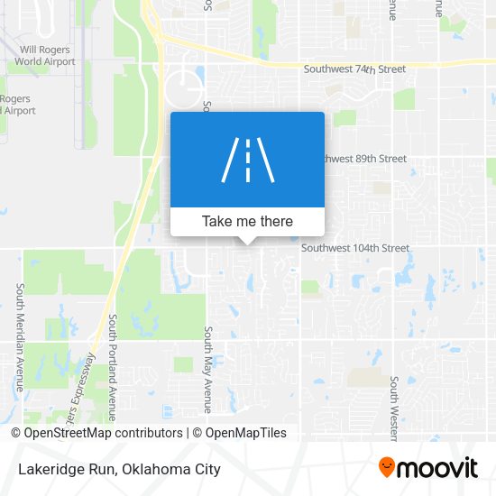 Lakeridge Run map
