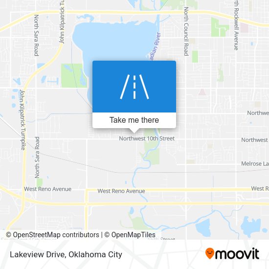 Lakeview Drive map