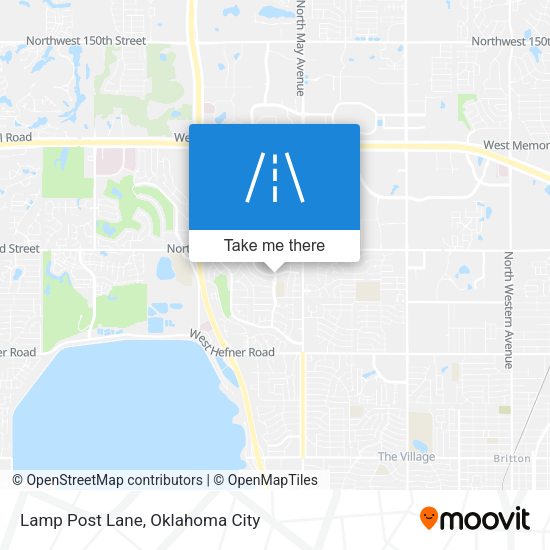 Lamp Post Lane map