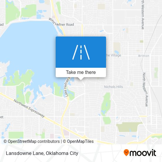 Lansdowne Lane map