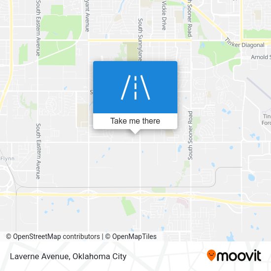 Mapa de Laverne Avenue