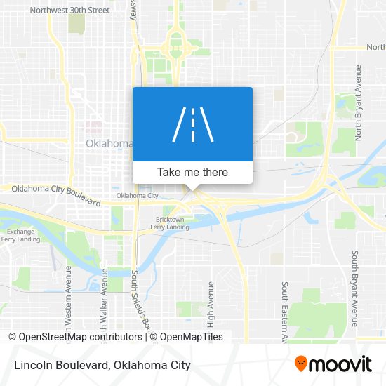 Mapa de Lincoln Boulevard
