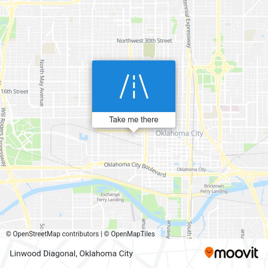 Linwood Diagonal map
