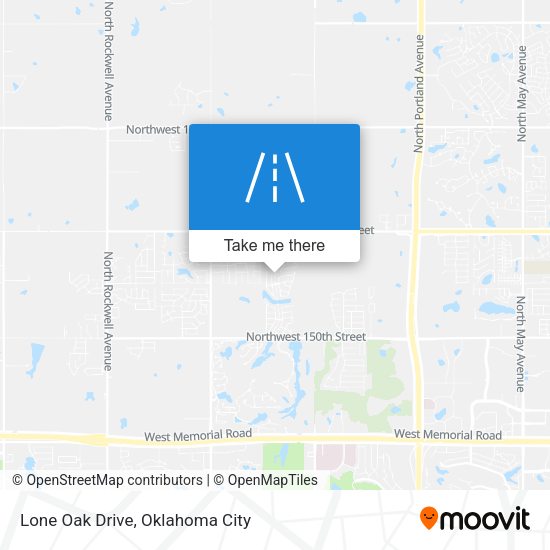 Mapa de Lone Oak Drive
