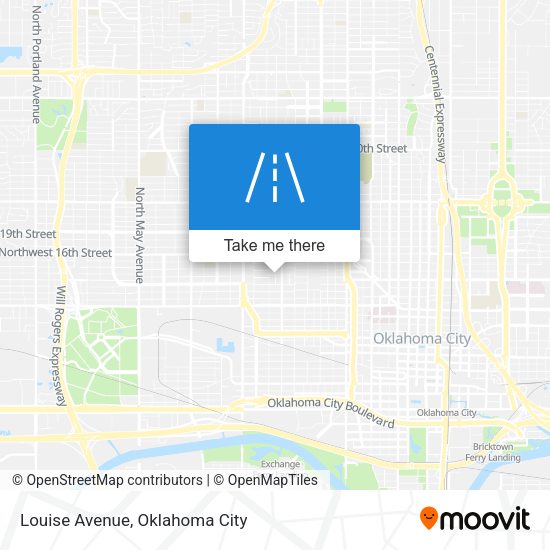 Louise Avenue map