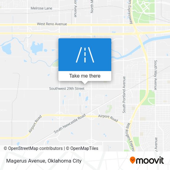 Magerus Avenue map