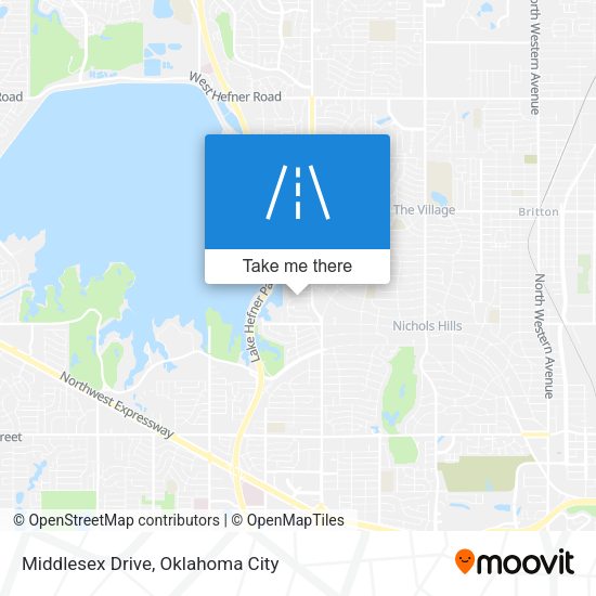 Mapa de Middlesex Drive