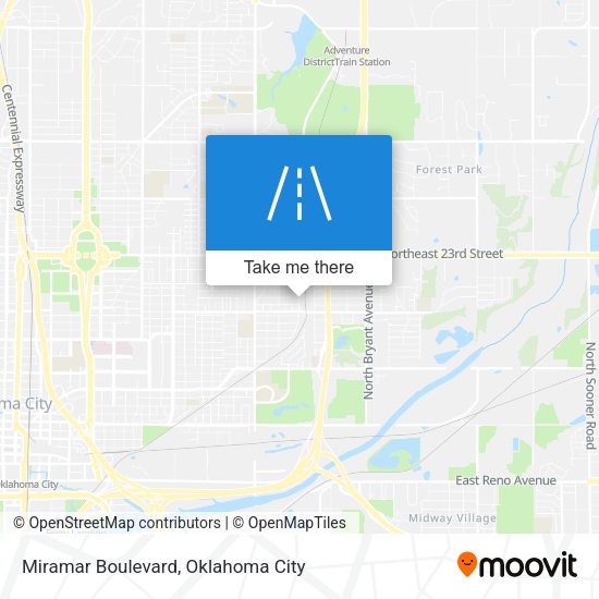 Mapa de Miramar Boulevard