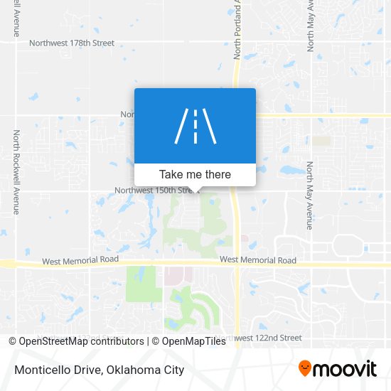 Mapa de Monticello Drive