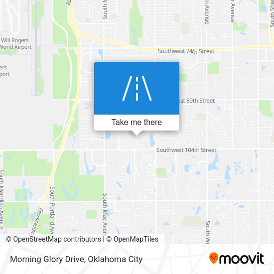 Morning Glory Drive map