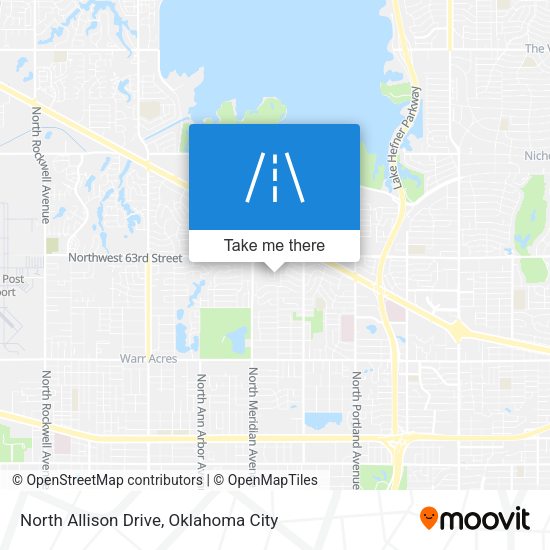 North Allison Drive map