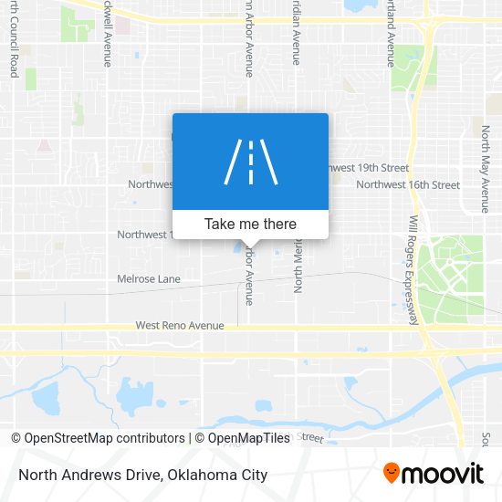 North Andrews Drive map