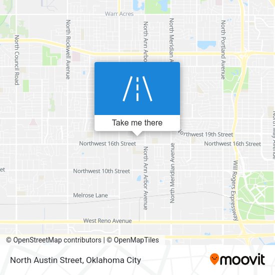 North Austin Street map