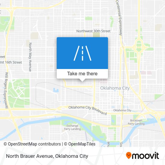 Mapa de North Brauer Avenue