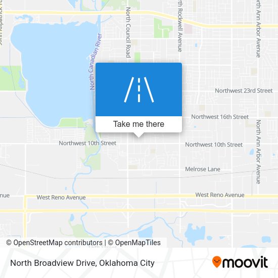 Mapa de North Broadview Drive