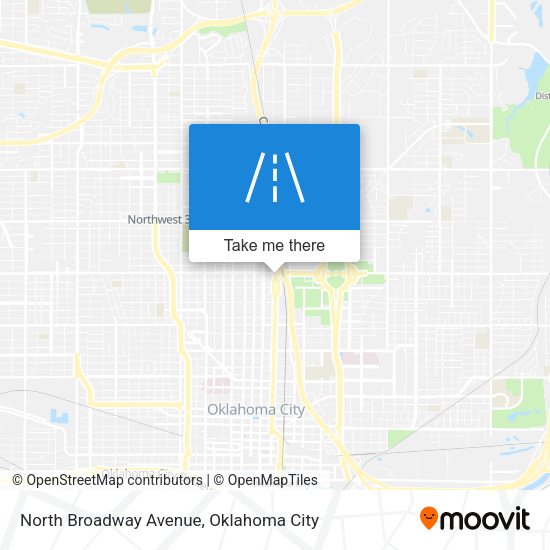 Mapa de North Broadway Avenue