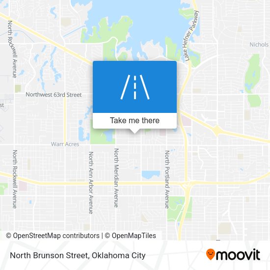 North Brunson Street map