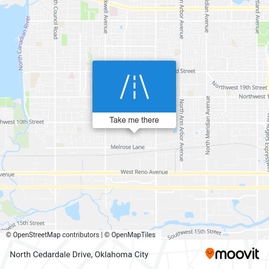Mapa de North Cedardale Drive