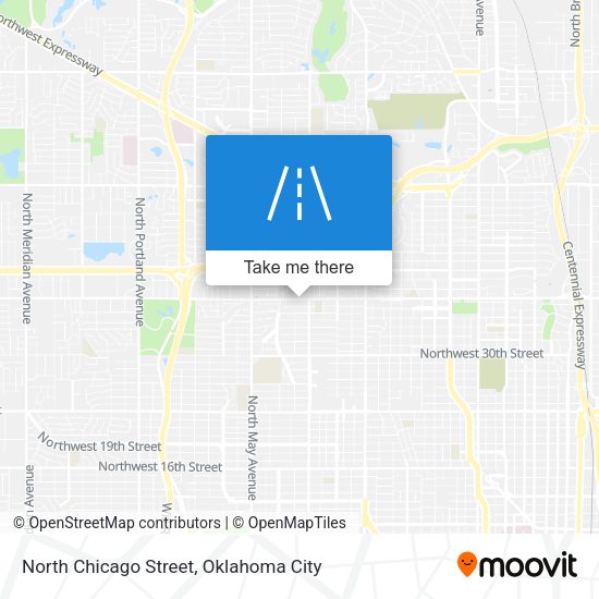 Mapa de North Chicago Street