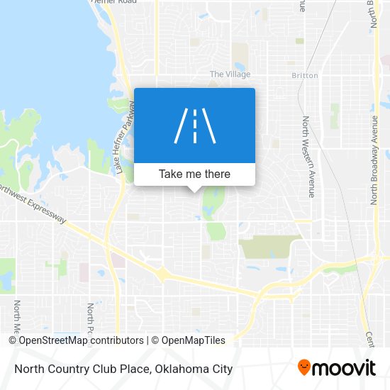 North Country Club Place map