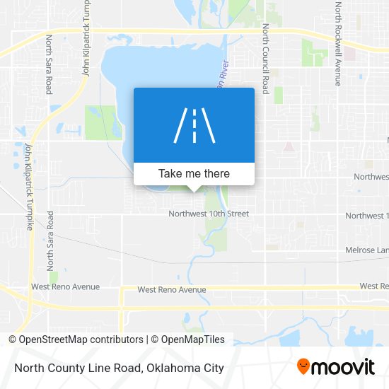 Mapa de North County Line Road