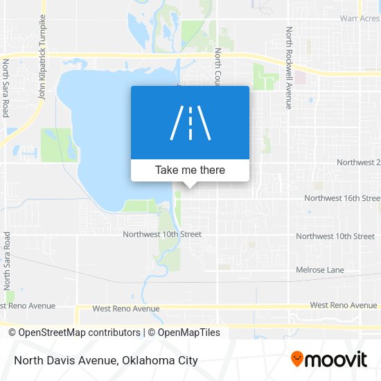 North Davis Avenue map
