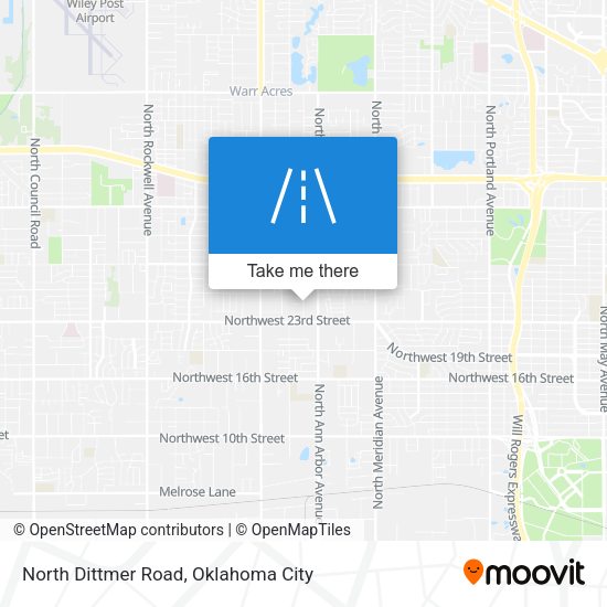 North Dittmer Road map