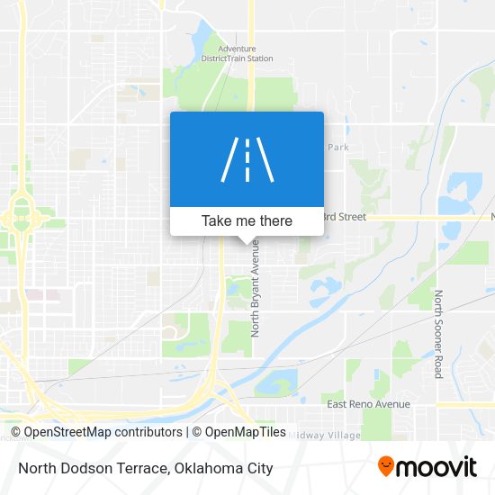 North Dodson Terrace map