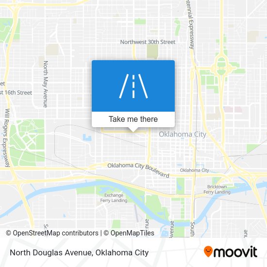 North Douglas Avenue map