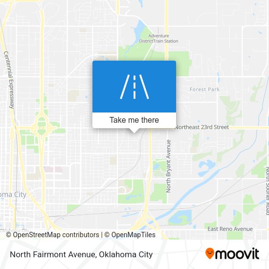 Mapa de North Fairmont Avenue