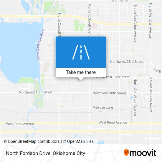 North Fordson Drive map