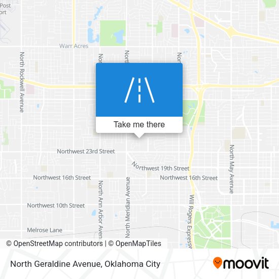 Mapa de North Geraldine Avenue