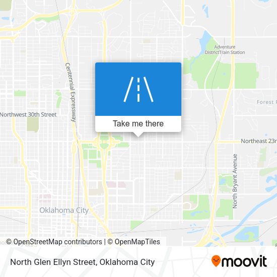 Mapa de North Glen Ellyn Street