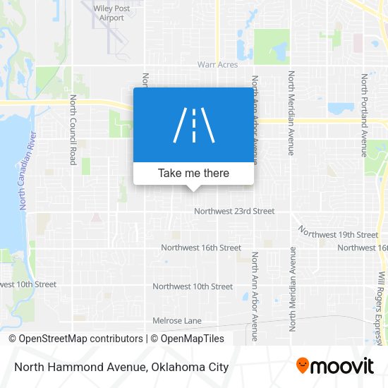 Mapa de North Hammond Avenue