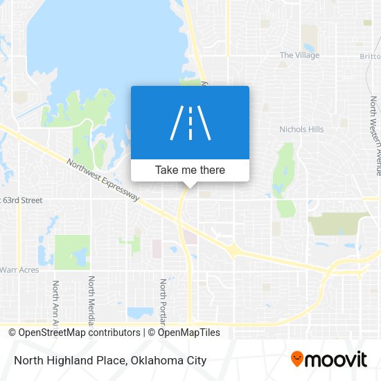 North Highland Place map
