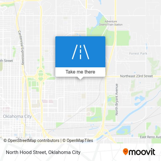 Mapa de North Hood Street
